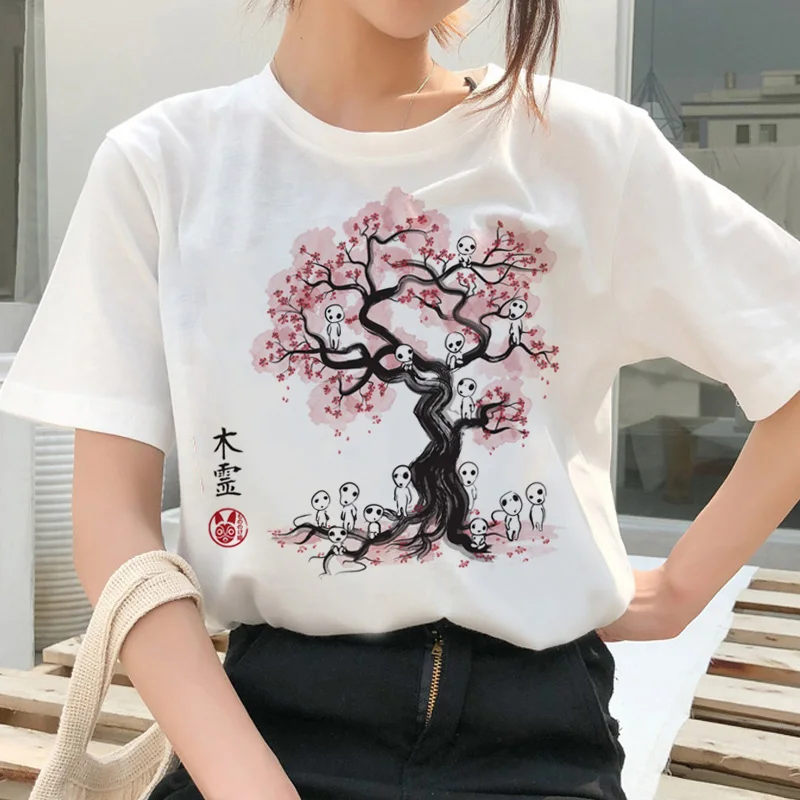 Totoro Dvasia Toli marškinėliai moterims 