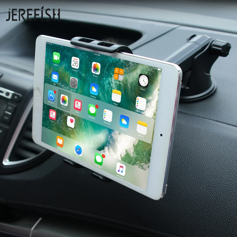 Universalus Tab Automobilio Savininkas Tablet priekinio Stiklo Stovas Lipni Mount Support Turėtojai 360 Sukimas su 5-10 colių Tablet Turėtojas