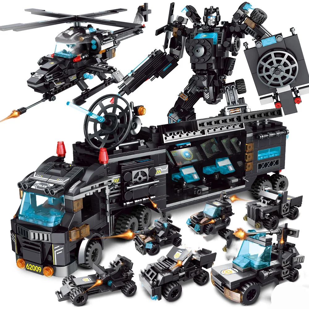 Blokai Modelis Plytų Mini Duomenys Žaislai Kariuomenės Karo Orlaivių Berniukas Žaislas Miesto Policijos Švietimo Sunkvežimių Blokai Kariai