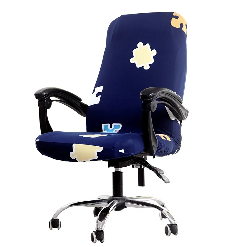 3 Dydis Universalus Biuro Kėdė Apima Spandex Dulkėms Sėdynės Danga Kompiuterio Kėdė, Elastinga Sėdynė Atveju 5 Spalvų Kėdės Apima