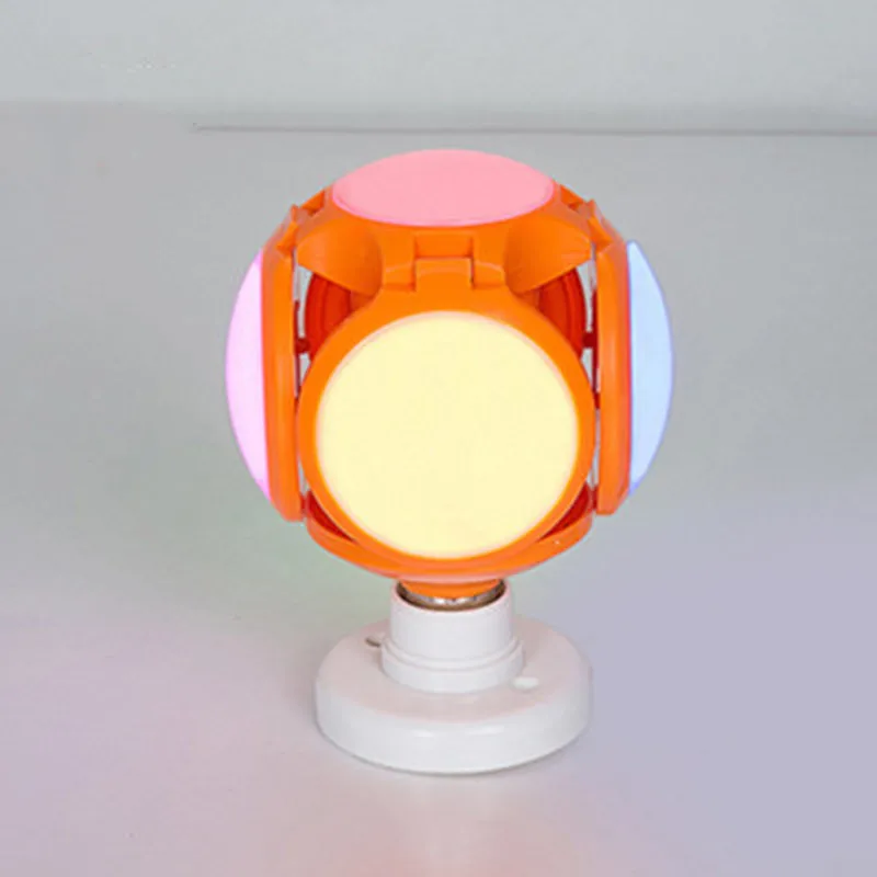 Naujas LED Futbolo Lemputės, Lempos, E27 Varžtas, Sulankstomas UFO Lemputė Kambarį Koridoriaus Langą Baras Kiemo Energijos Taupymo Avarinis Apšvietimas