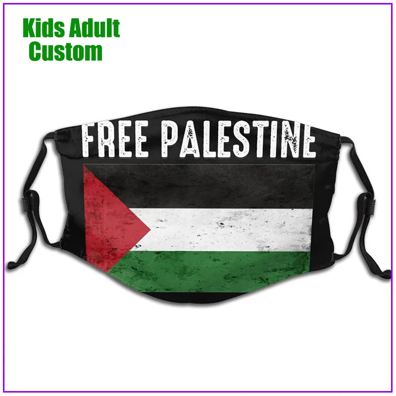 Vaikams, Vyrams, Moterims, Nemokamas Palestinos Laisve Palestinai veido kaukė daugkartinio naudojimo shield virusas apsaugos plaunamas audinys užsakymą dizaino