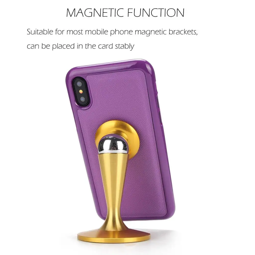 Prabanga Nuimamas Atveju iPhone XS X Apversti Magnetinių PU Odos Piniginės 