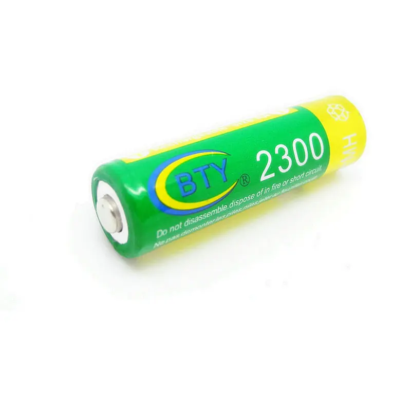 Ping 4X 14500 Įkraunamos NI-MH AA 1.2 v Baterijų 2300mAh Batteria Ląstelių NiMH 14500 Aukštos Kokybės Žibintuvėlis Naujas 2016