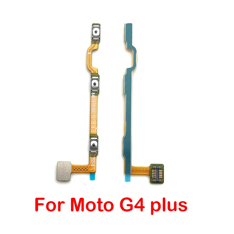 10VNT Naujas Power On Off Garsumo Klavišą Mygtuką Flex Kabelis Juostelę Motorola Moto G5 G5S G6 G9 E5 G4 E7 Plius Žaisti Vienas Fusion