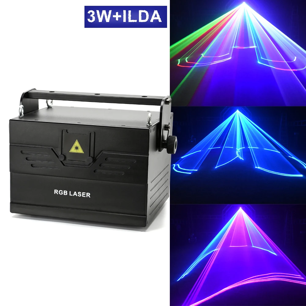 3W ILDA 3D skenavimo etapą lazerio šviesa vestuves profesija stiprios šviesos DMX apšvietimo klubo DJ Disco Animacija stiprios šviesos lazerio pr
