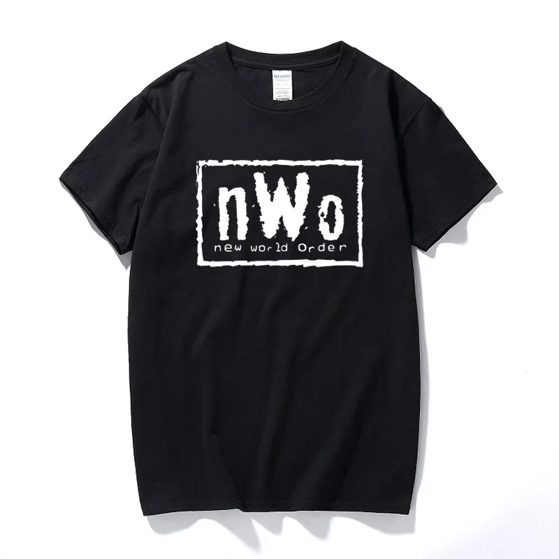Nauja Pasaulio Tvarka marškinėliai NWO Imtynių Hulk Hogan Scott Hall, Kevin Nash Mens Viršuje Streetwear T-shirt Medvilnės trumpomis Rankovėmis Tee marškinėliai