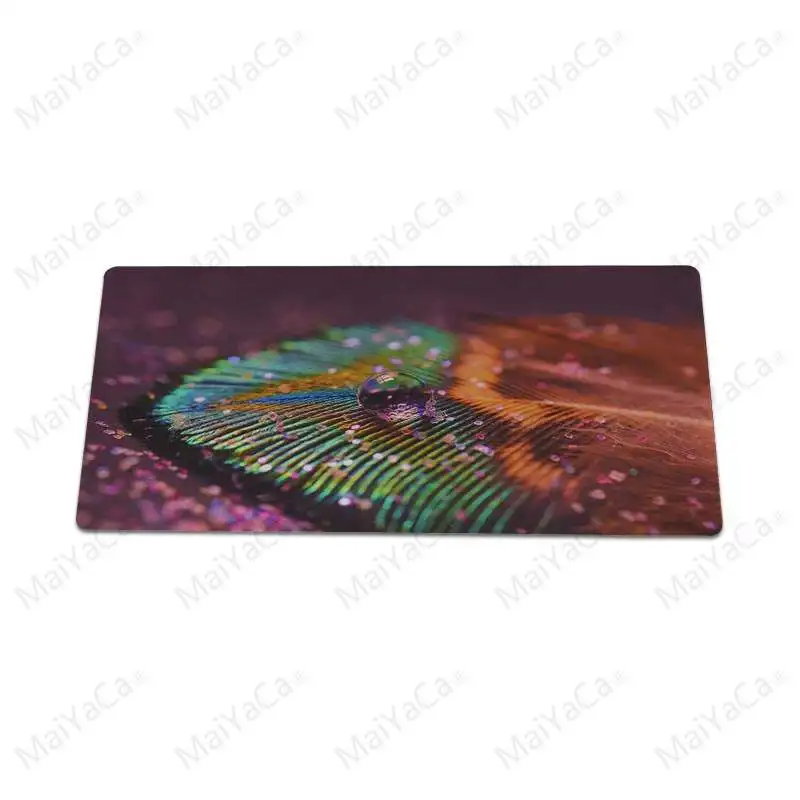 Yinuoda užsakymą kilimėlis Povo plunksna žaidėjus žaisti kilimėliai Kilimėlis Dydis 30x60cm ir 30x60cm Žaidimų Mousepads