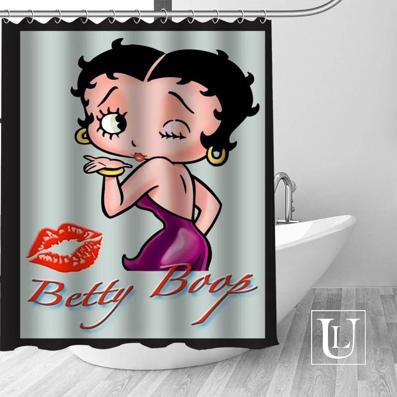 Betty Boop Dušo Užuolaidos Individualų Vonios Užuolaidų Vandeniui Vonios Kambarys Poliesterio Audinio Dušo Užuolaidos Aukštos Kokybės