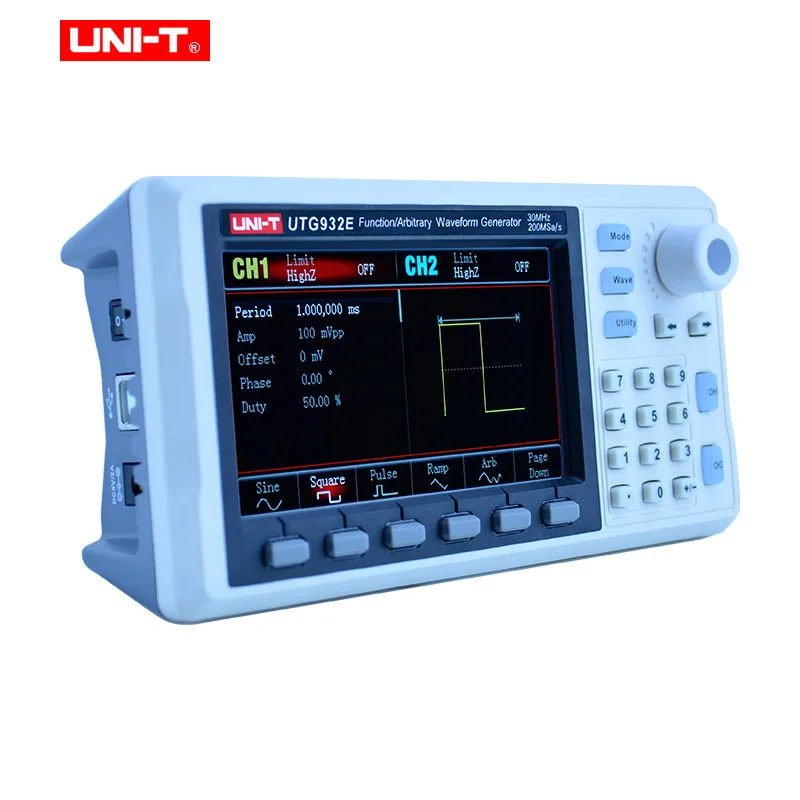 VIENETO UTG932E UTG962E Funkcija Savavališkai Signalo Generatoriaus Signalo Šaltinis Dual Channel 200MS/s 14bits Dažnio Matuoklis 30/60Mhz