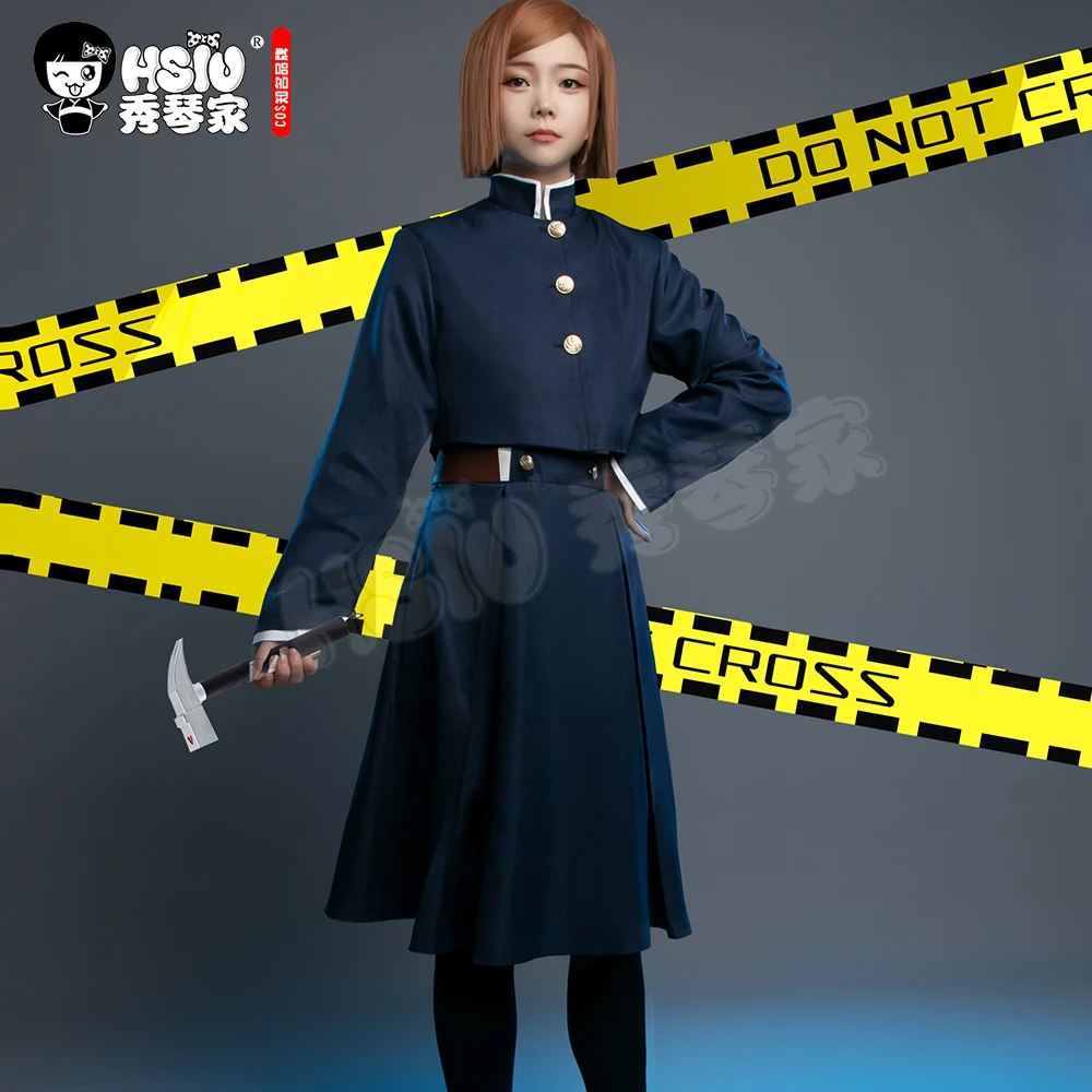 HSIU Anime Džiudžiutsu Kaisen Cosplay Nobara Kugisaki drabužių Japonų mokyklos vienodos uniformos sijonas