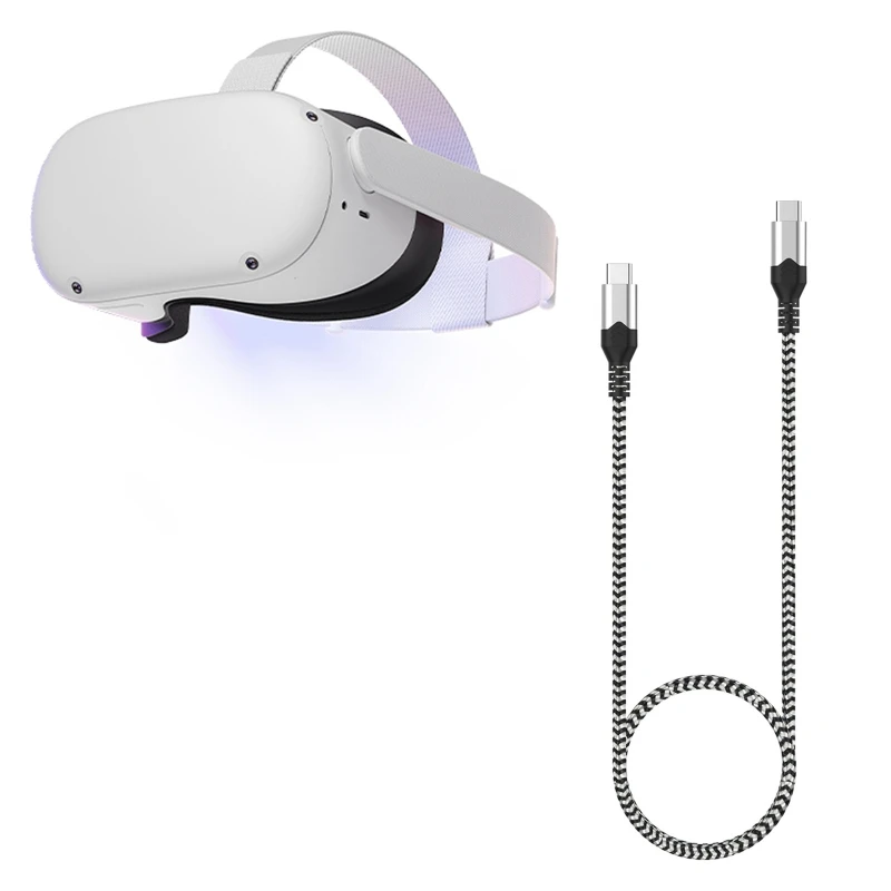 Duomenų Eilutė Įkrovimo Kabelis -Oculus Quest 2 VR Ausines USB 3.1 Didelio Greičio Tipas