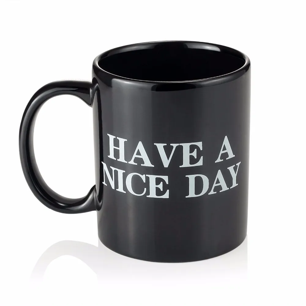 Juokinga didžiuoju Pirštu puodeliai,Have a Nice Day Kavos Puodelis Kūrybos Puodelis Kavos, Pieno, Arbatos Puodeliai,Keramikos, Porceliano Kavos Arbatos Puodelio Dovana