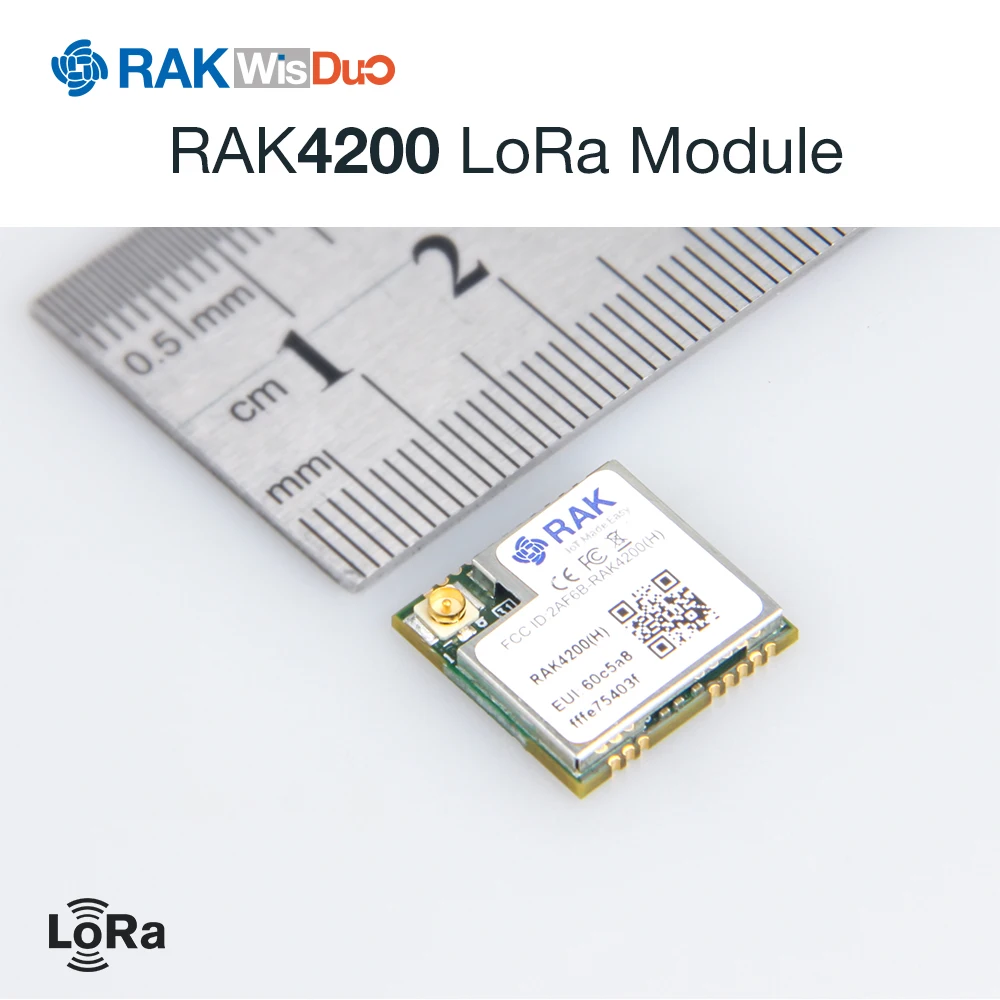 RAK4200 LoRa Modulis su STM32L071 MCU SX1276 Chip LoRaWAN 1.0.2 Protokolus, Mažas Energijos Suvartojimas Parama Taškas į tašką
