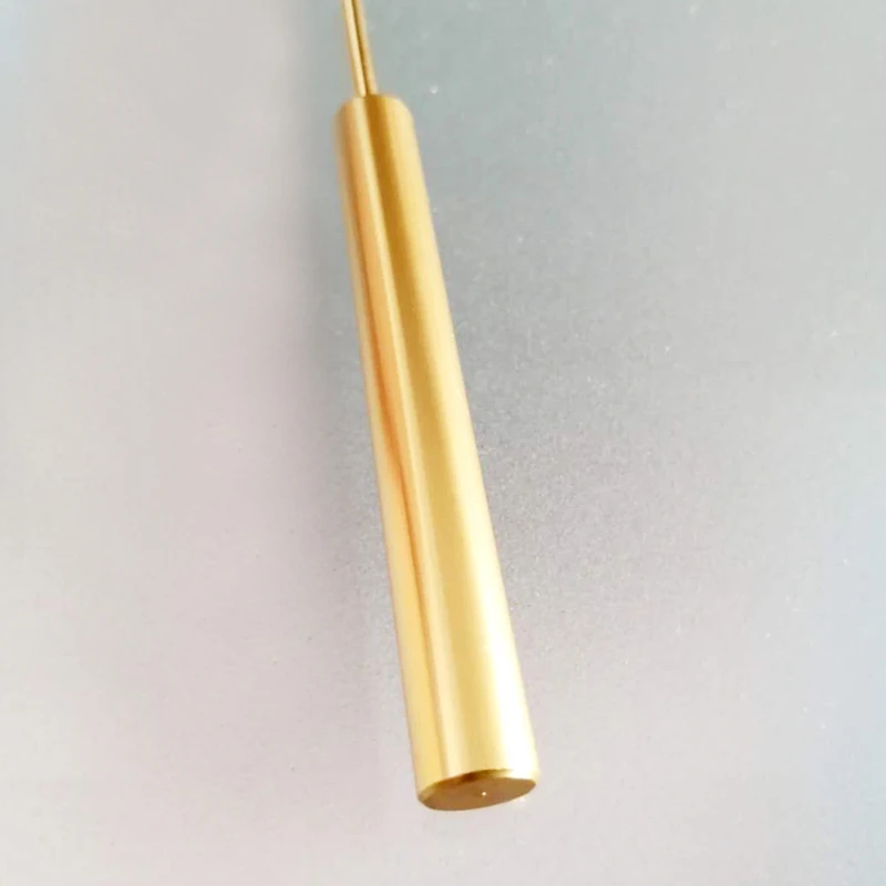 17g 19.5 cm ilgio Aukso Spalvos, Cilindro Formos Metalo Švytuoklinis Laikrodis Priedą 