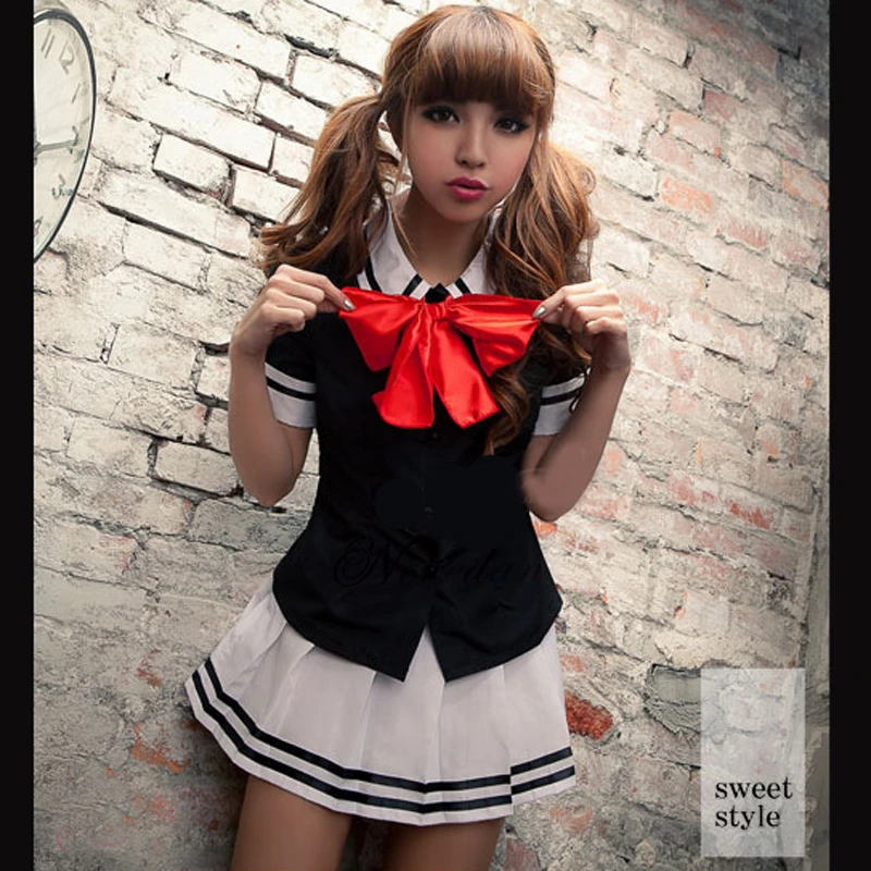 Seksualus, Japonų, korėjiečių Mergaitės mokyklinę Uniformą Moteris Sailor JK Kostiumas Anime Cosplay Kostiumai, Studentų, Paauglių Mergaičių, Klostuotas Sijonas