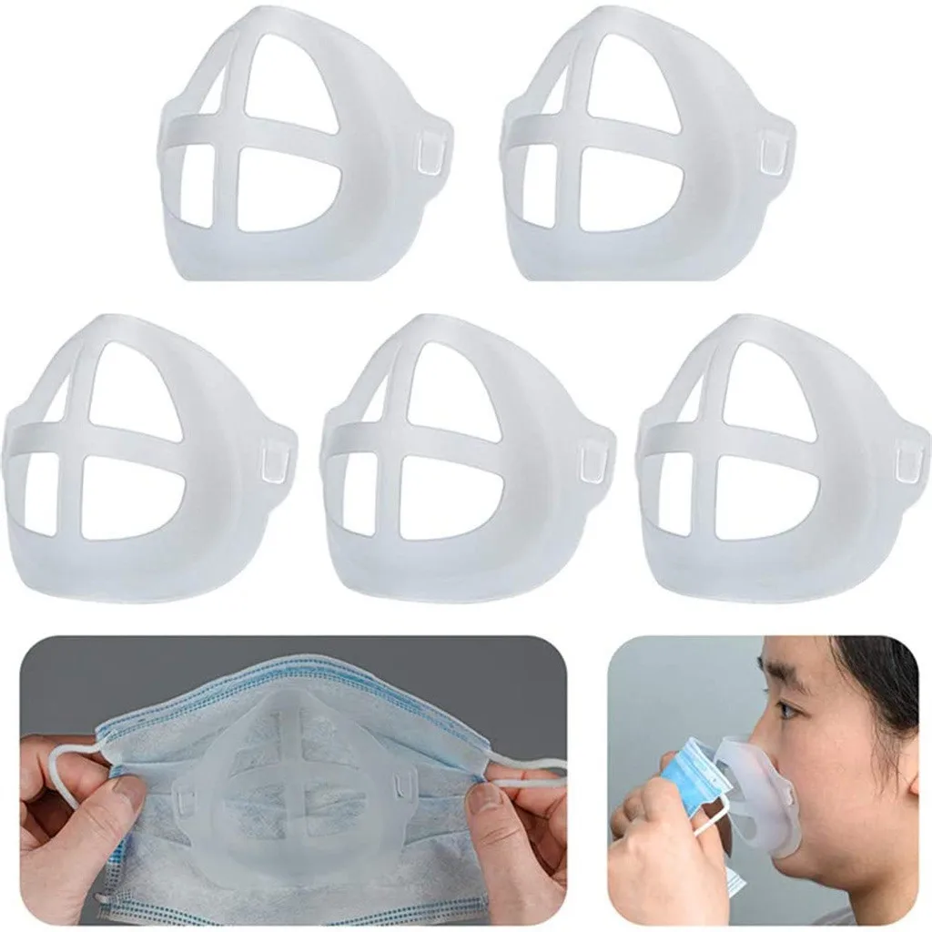 Unisex Kaukė Turėtojas Lūpų Apsauga Kietas Kvėpuojantis Kaukė Laikiklis Padidinti Kvėpavimo Laikiklis Daugkartinio naudojimo -apsauga nuo dulkių Masker #