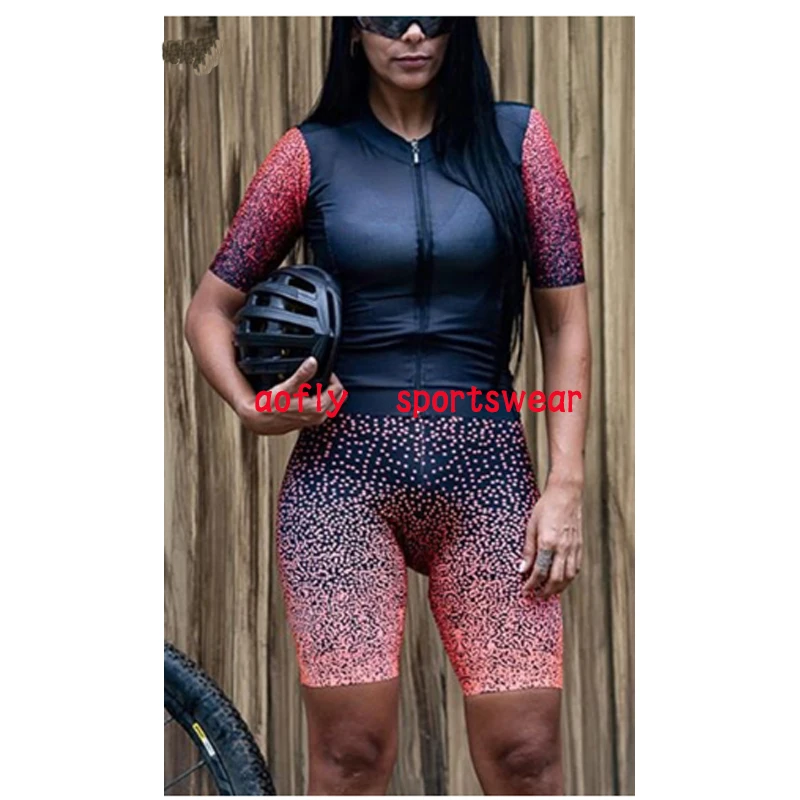 Moterų Triatlonas Trumpas Rankovės Dviračių Jersey Rinkiniai Skinsuit Maillot Ropa Ciclismo Dviračių Drabužius Eiti Jumpsuit Komplektai Plaukimo Kostiumas
