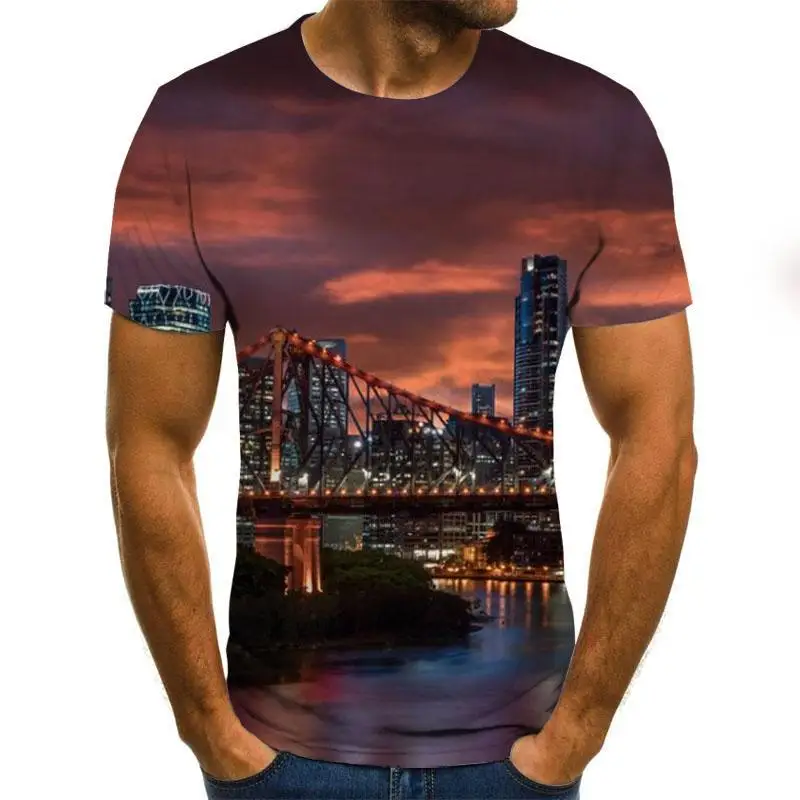 2020 m. visiškai nauji Aukštos Kokybės Karšto Pardavimo, T-Marškinėliai, vyriški trumpomis Rankovėmis Kietas Spalvinga vyriški T-Shirt Prekės Vasaros Vyrų 3D Marškinėliai