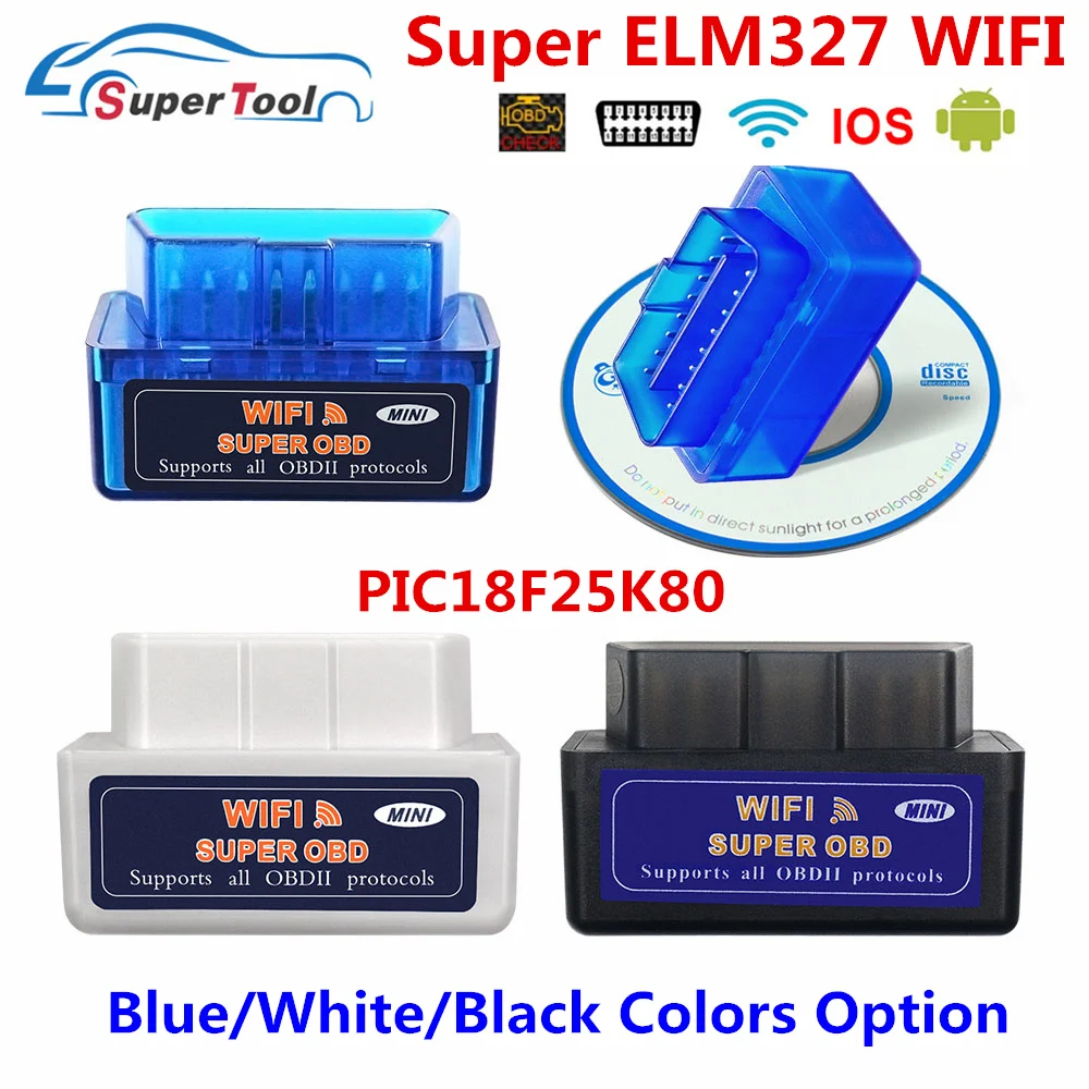 OBD2 Cканер ELM327-V1.5 PIC18K25K80 ELM 327 V1.5 Auto Automobilių Diagnostikos Įrankis ELM327 OBD 2 