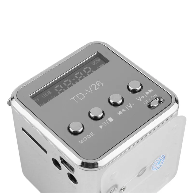 Nešiojamų Mini Garsiakalbis Parama SD TF Kortelę MP3/4 Muzikos Grotuvas Garsiakalbis FM Radijas Micro USB Stereo Super Bass Garsiakalbis Enceinte