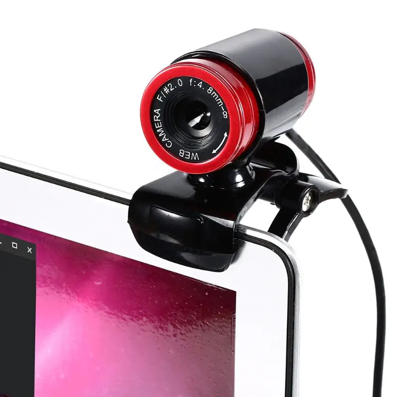 USB Webcamera 360 Laipsnių Skaitmeninė Vaizdo Kamera su Mikrofonu Įrašą CMOS Vaizdo Kompiuterių KOMPIUTERIO Darbalaukį Nešiojamas TV Box