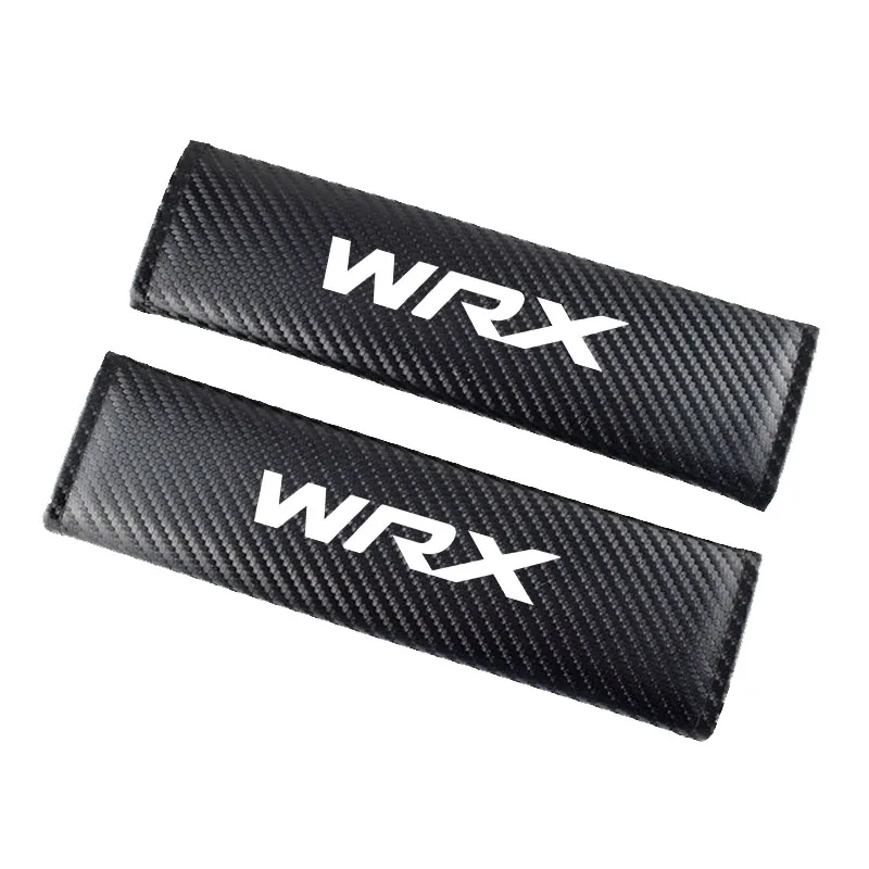 Patogus Saugos Diržų Pečių Padas Subaru WRX Anglies Pluošto Vairuotojo Automobilio Sėdynės Diržo Dangtelį, Automobilių Reikmenys