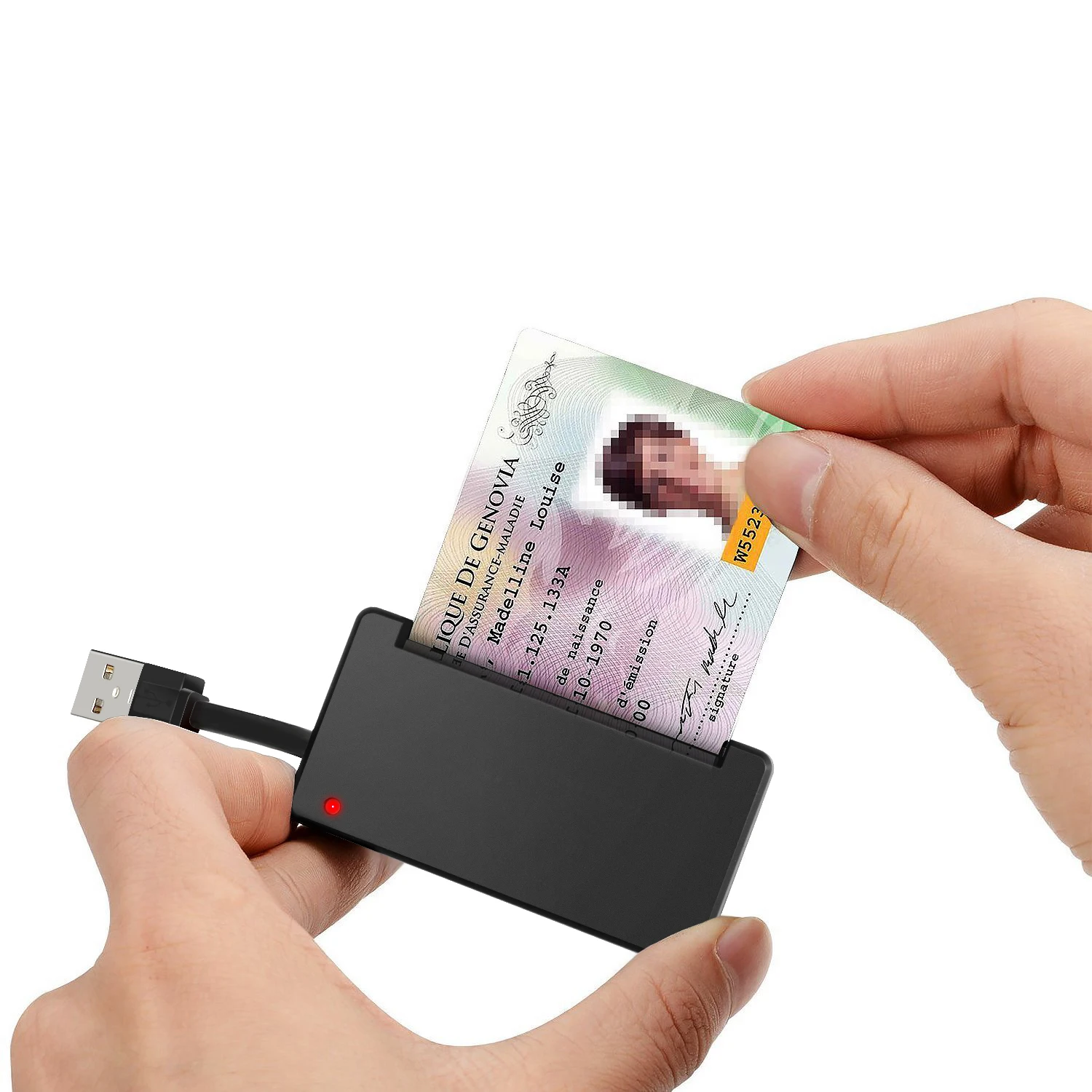 Rocketek USB 2.0 Smart Card Reader CAC asmens TAPATYBĖS kortelę,Banko kortelę,sim kortelę cloner jungtis, cardreader adapteriu kompiuterio pc nešiojamas priedai