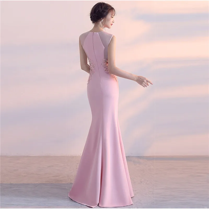 Didelio dydžio suknelės Rožinė china suknelė Moteris Vasarą seksualus Klubas ilgos suknelės Nėriniai slim šalies Maxi suknelė Elegantiškas