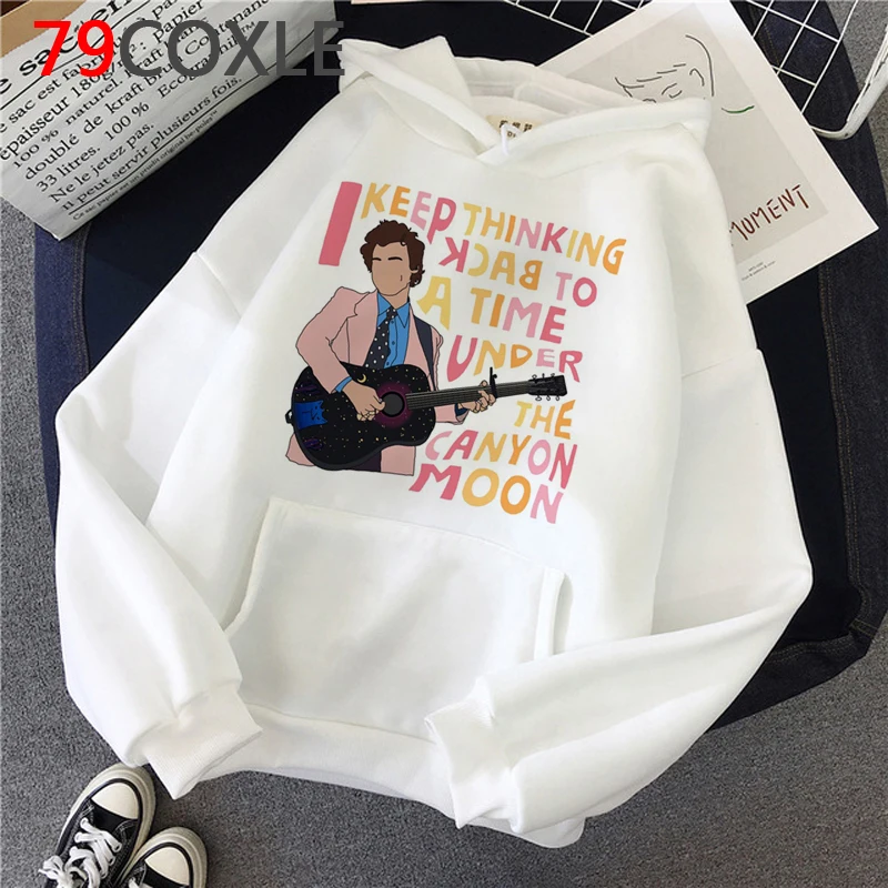 Viena Kryptimi Harry Styles hoodies moterų harajuku y2k estetinės spausdinti moterų megztinis anime Negabaritinius