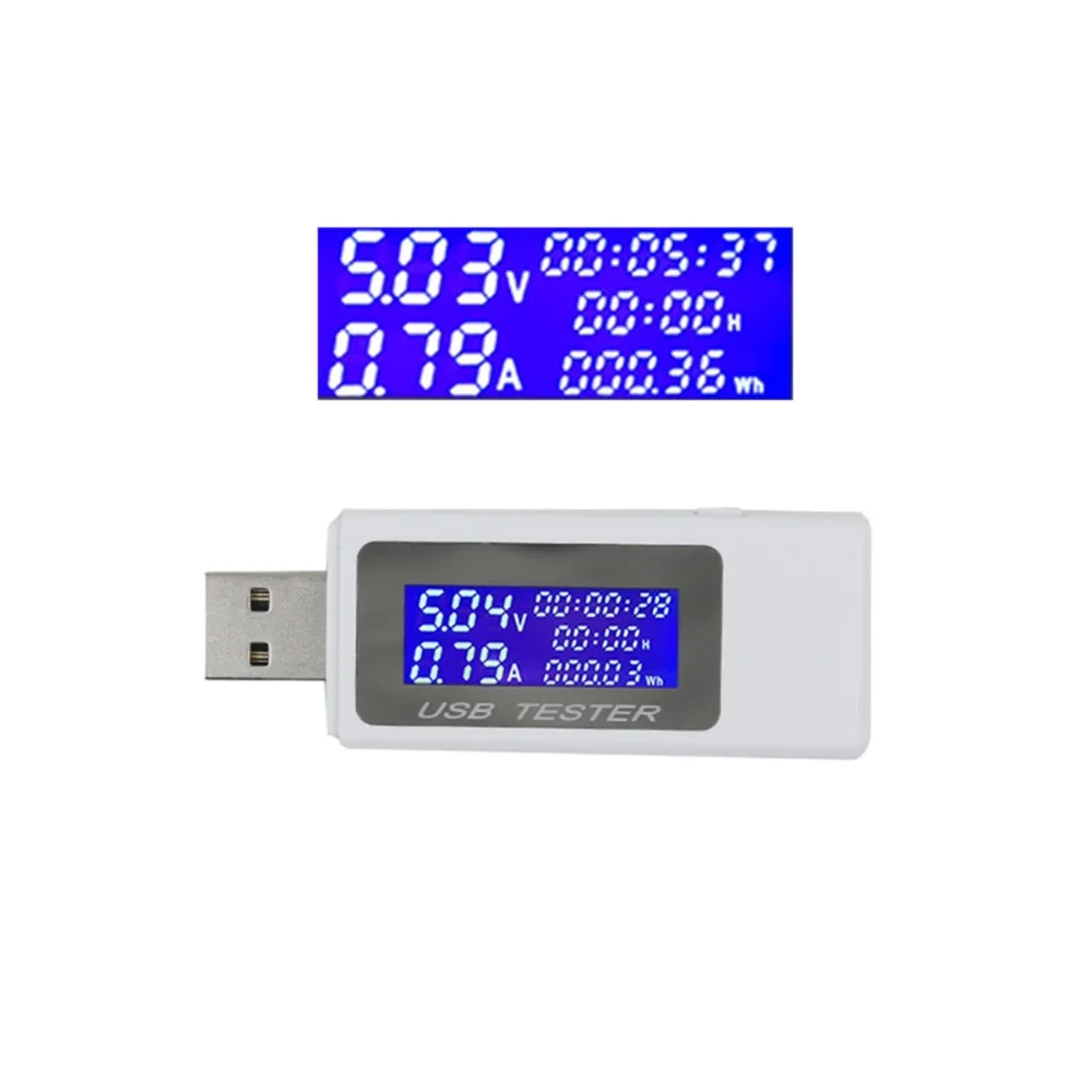 9 1 USB testeris, Skaitmeninis srovės voltmetras amp volt ammeter detektorius maitinimo banko įkroviklio indikatorius 4-30 v 20% nuolaida