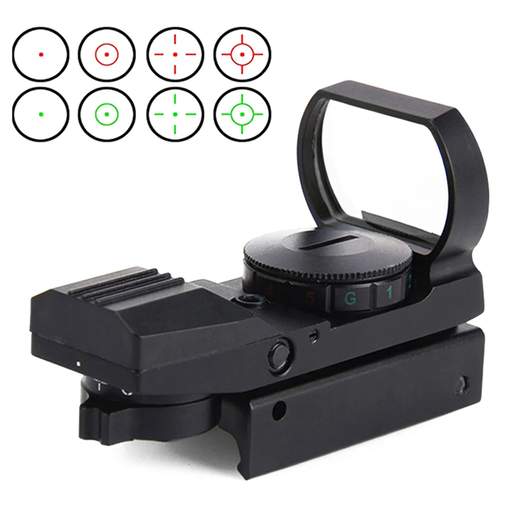 11mm/ 20mm Red Dot taikymo sritis optinį Taikiklį Geležinkelių 4 Tinklelis riflescope Airsoft Optika Holografinis Reflex Taktinis Pistoletas Accessories