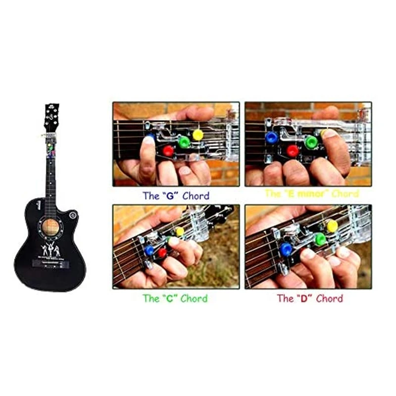 Gitara Mokymosi Sistema, Klasikinės Gitaros Styga Praktikos Aids Vienas Pagrindinių Akordas Anti-Skausmas Piršto Mova Piršto Jėga Prietaisas