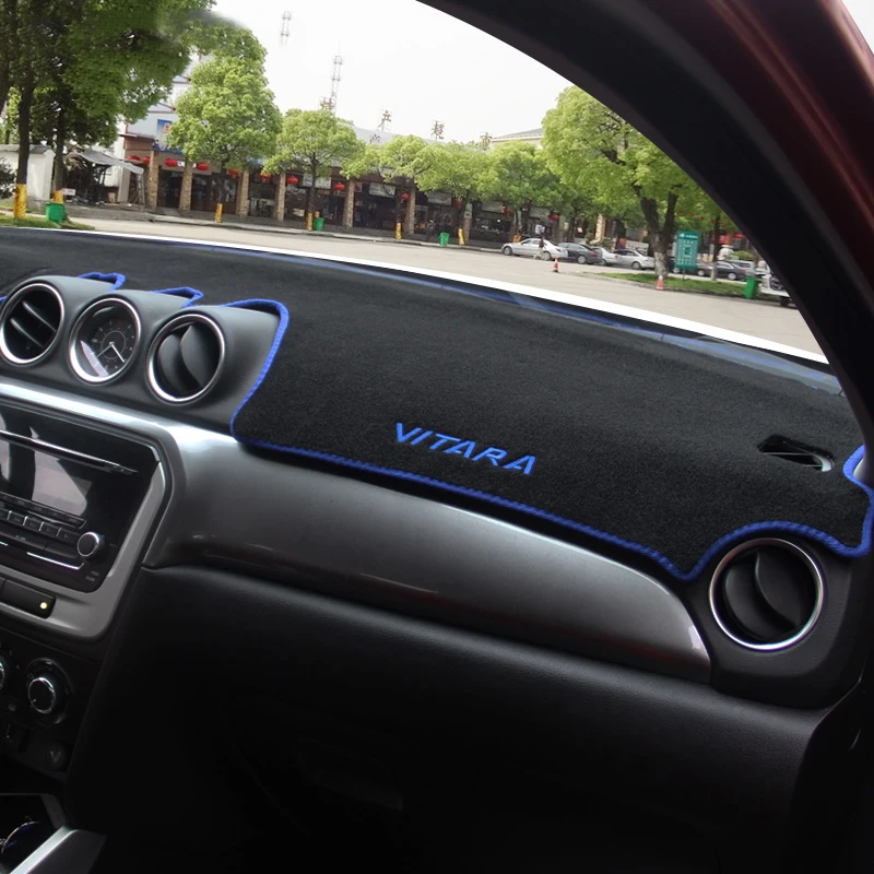 Už Suzuki Vitara LY 2016 2017 2018 2019 2020 Automobilio prietaisų Skydelio Dangtelį Brūkšnys Mat Saulė Pavėsyje, Trinkelėmis Instrume Skydelis Kilimai Priedai