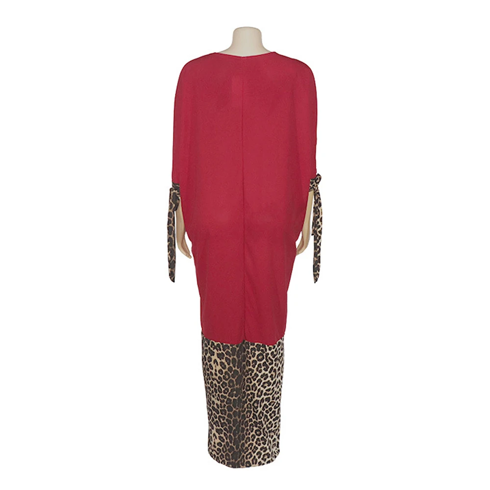 2020 M. Afrikos Suknelė Moterims, Elegantiškas, Seksualus Šalies Moteris Suknelės Leopard Kratinys Kietų Afrikos Drabužių Padalinta Skraiste Africaine Femme