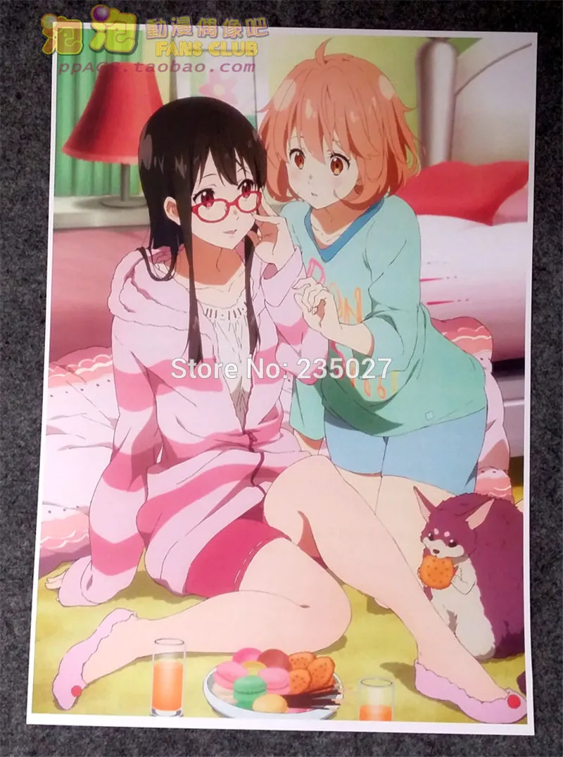 8 vnt/set Anime no Kyokai kanata plakatas Kuriyama Mirai Nase Mitsuki sienos nuotraukas kambarį A3 Kino plakatai, dovanos