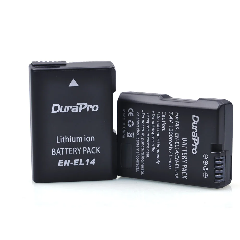 DuraPro 4x LT-EL14a EN-EL14 EL14 Įkraunama Baterija, Kroviklis Nikon D5600,D5500,D5300,D5200,D5100,D3200,D3300,P7800,P7700