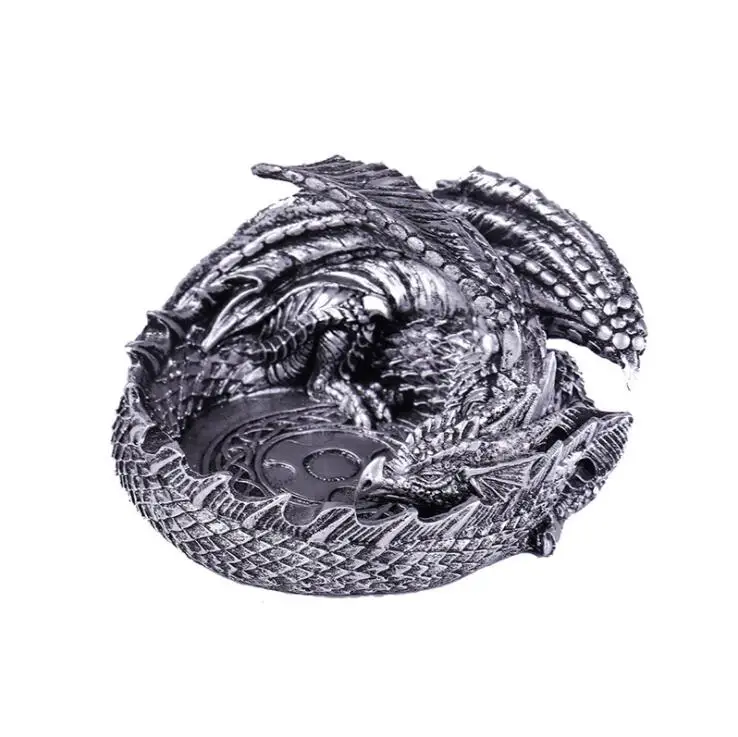 TECHOME Retro Stiliaus Namo Dragon Peleninę Kūrybos Darbalaukio Daugiafunkcinis Pelenų Plokštelės Tėvo Draugu Dovana Dragon Saugojimo Peleninė