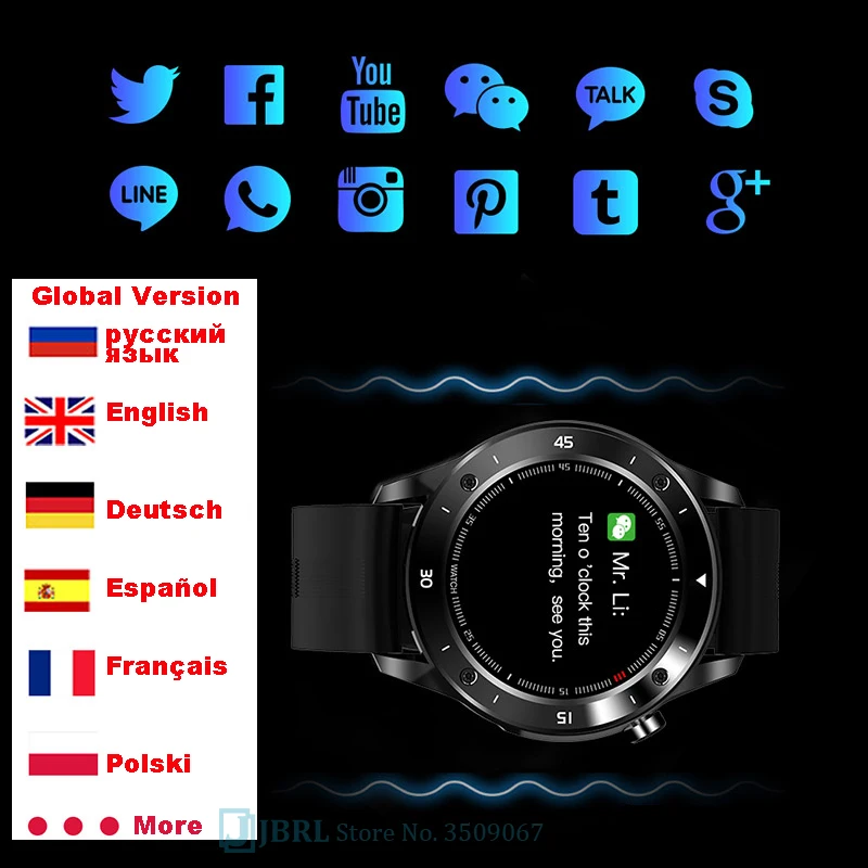 Smart Watch Moterys Vyrai Smartwatch Fitness Tracker Sporto Bluetooth Vandeniui Laikrodžiai, Skirta 