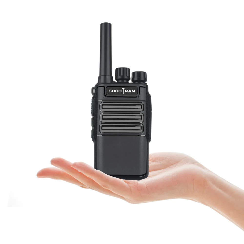 SOCOTRAN WH-318 Mini Walkie Talkies UHF 400-470 MHZ 16 Kanalų Radijo Comunicador Profissional parama USB Įkrovimo kumpis radijo