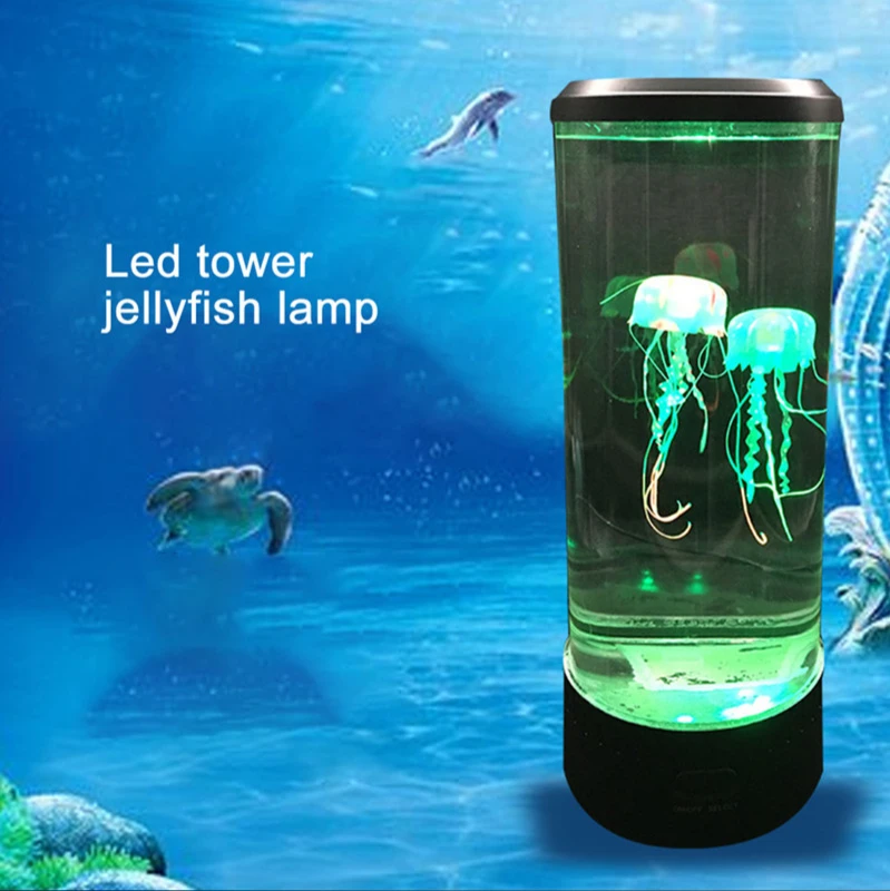 Medūza Naktį Šviesos Lempos, LED Spalva Keičiasi Namų Puošybai Akvariumas Stiliaus LED Gimtadienio Dovana Vaikams, Vaikų USB Įkrovimas