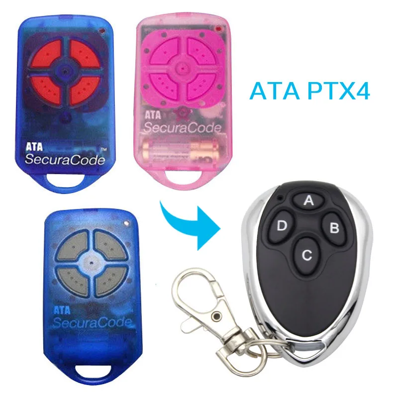 4 Mygtuką, Garažo Vartų ir Durų Pakeitimas Nuotolinio Valdymo Pulteliu, Skirtas ATA PTX4 SecuraCode 433,92 MHz
