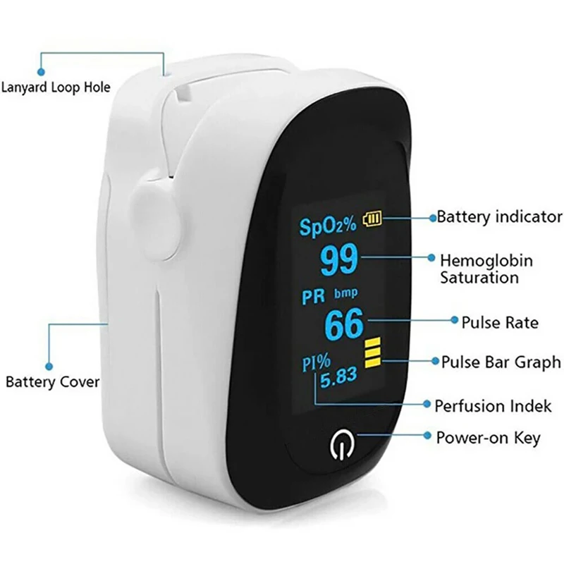 Nešiojamų Piršto Pulse Oximeter OLED Skaitmeninis SpO2 PR Impulso Oxymeter Oximetro De Dedo Kraujo Deguonies Įsotinimo Metrų Saturometro