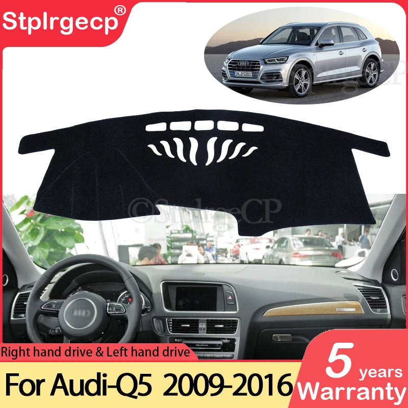Audi Q5 8R 2009 m.~2016 Anti-Slip Anti-UV prietaisų Skydelio Kilimėlis Padengti Trinkelėmis Saulės Pavėsyje Dashmat Apsaugoti Kilimą, Aksesuarai, S-line 2012 m. m.