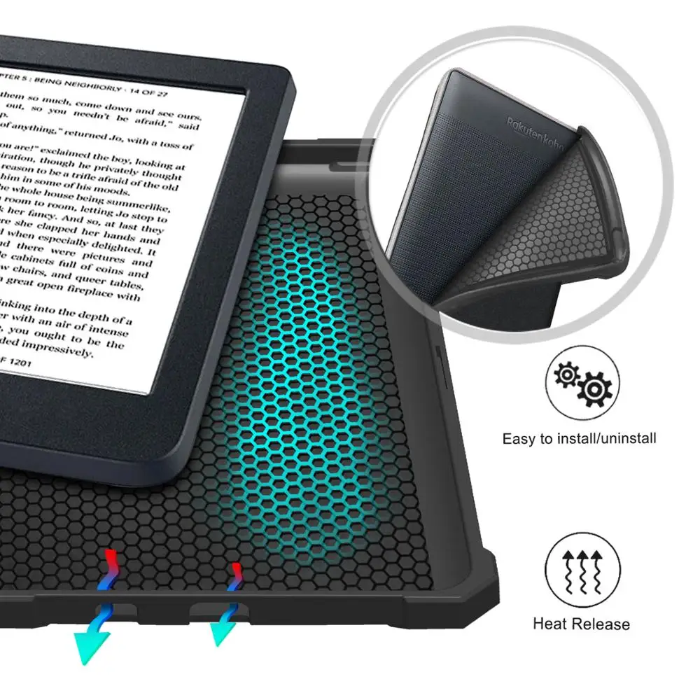 GLIGLE atveju Kumelė Nia E-reader 2020 atveju padengti Kumelė Nia su auto-miegas+stylus+ekrano plėvelė