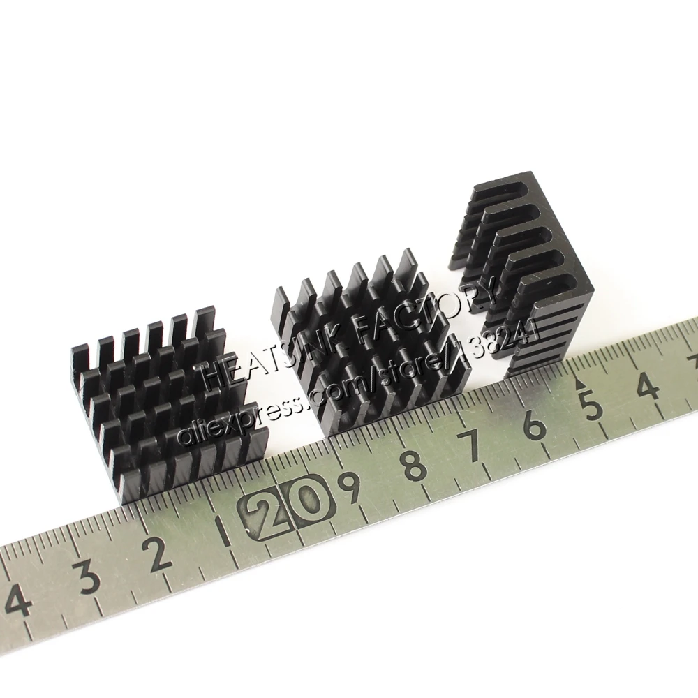(10vnt/lot), naujas 22x22x10mm Aliuminio heatsink IC šilumos kriaukle, radiatorių IC chip radiatorius aušinimo