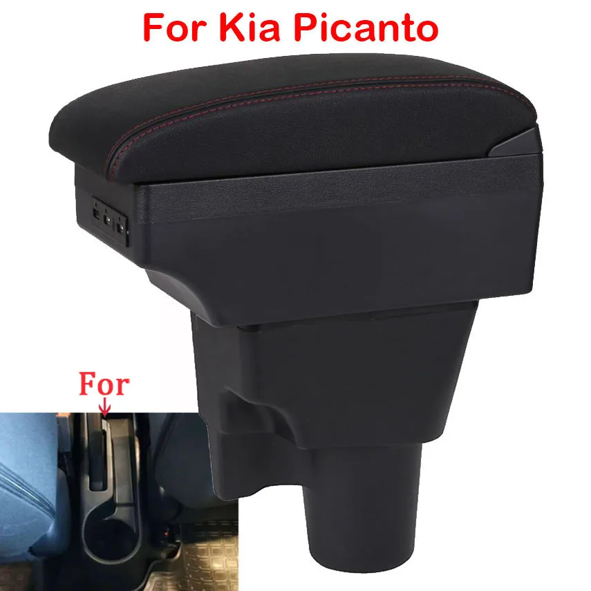Dėl Kia Picanto Porankiu Lauke Picanto 3X-Line interjeras Modifikavimas dalys, automobilių reikmenys talpinimo automobilio sėdynėje Jokių skylių