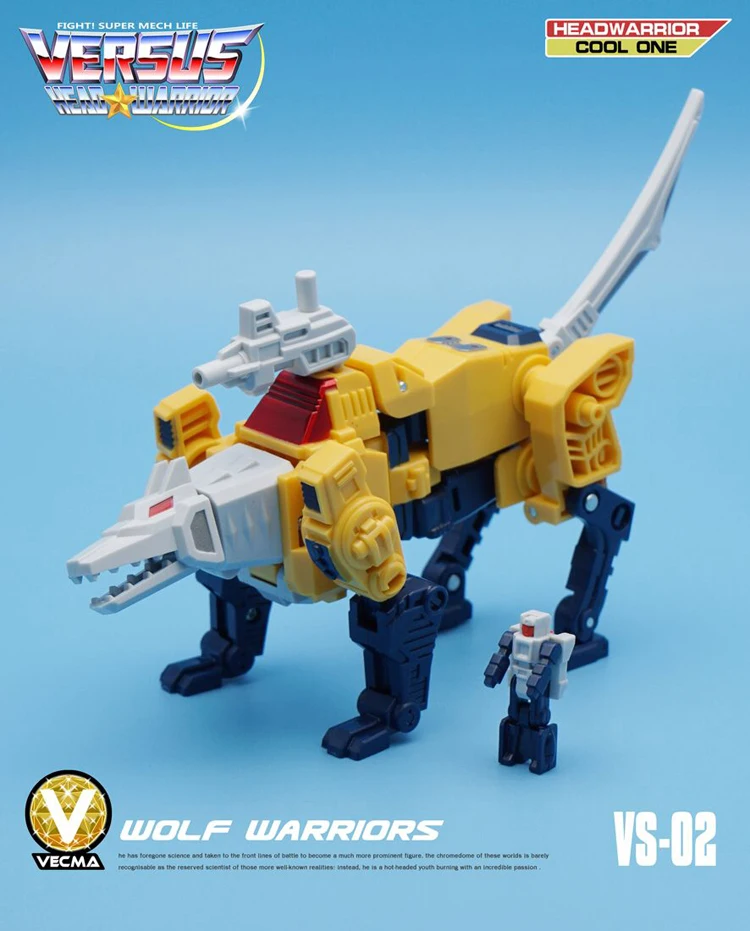 MFT Transformacijos G1 Robotas Weirdwolf VS-02 VS02 mokyklų direktoriai GALVOS WERRIOR Kišenėje War Serijos Vilkas Režimo Veiksmų Skaičius, Vaikų Žaislai