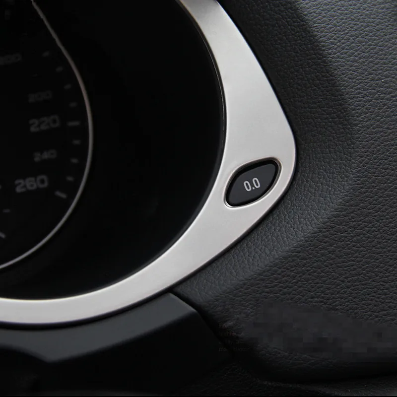 Nerūdijančio Plieno Priemonė Valdybos Rėmo Apdaila Padengti Apdaila Audi Q3 2013-2018 M. Automobilio Prietaisų Skydelyje Interjero Priedai