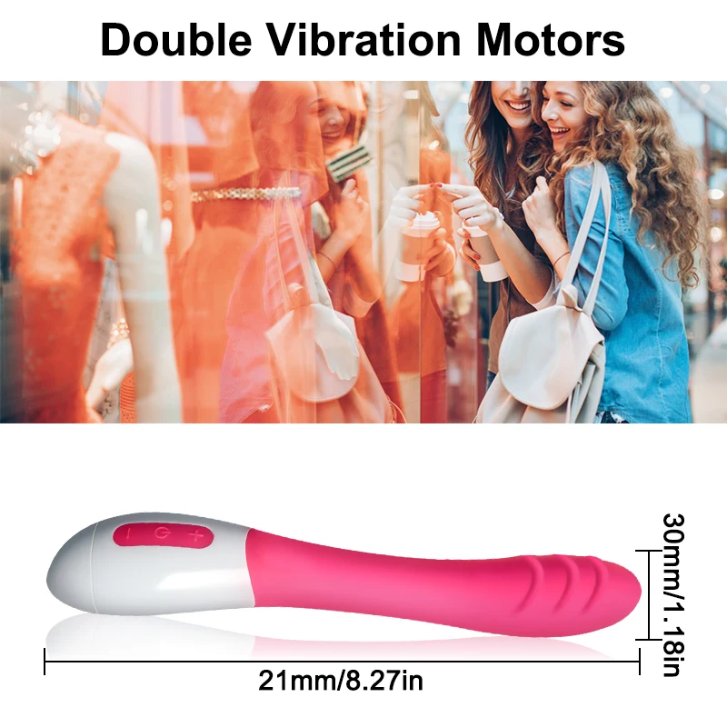 Dildo Vibratorius 12 Greičiu Magija AV Lazdelė G-spot Massager Klitorio Stimuliavimo Vibratorius Kulka USB Įkrovimo Sekso Žaislai Moterims
